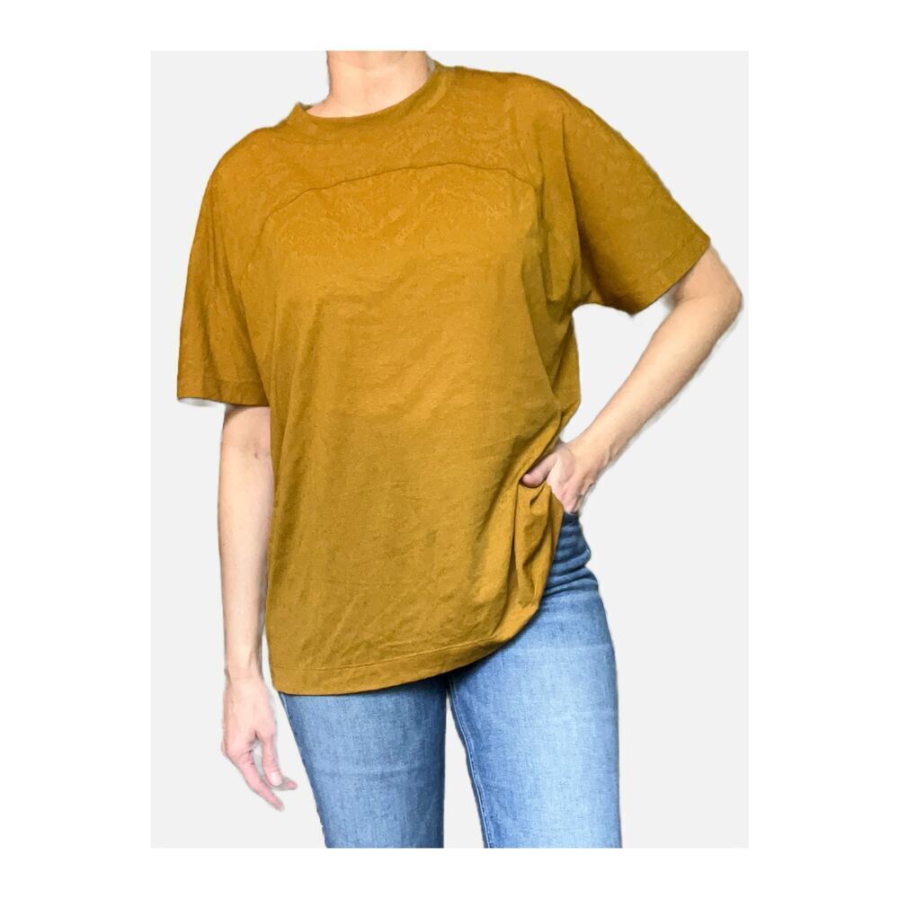 Lululemon Boxy Athletic Textured Tee Top T Shirt